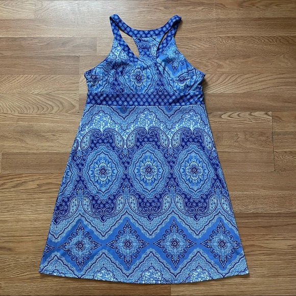ZX Outdoor Lifestyle blue pattern  Dress size large - Picture 2 of 4